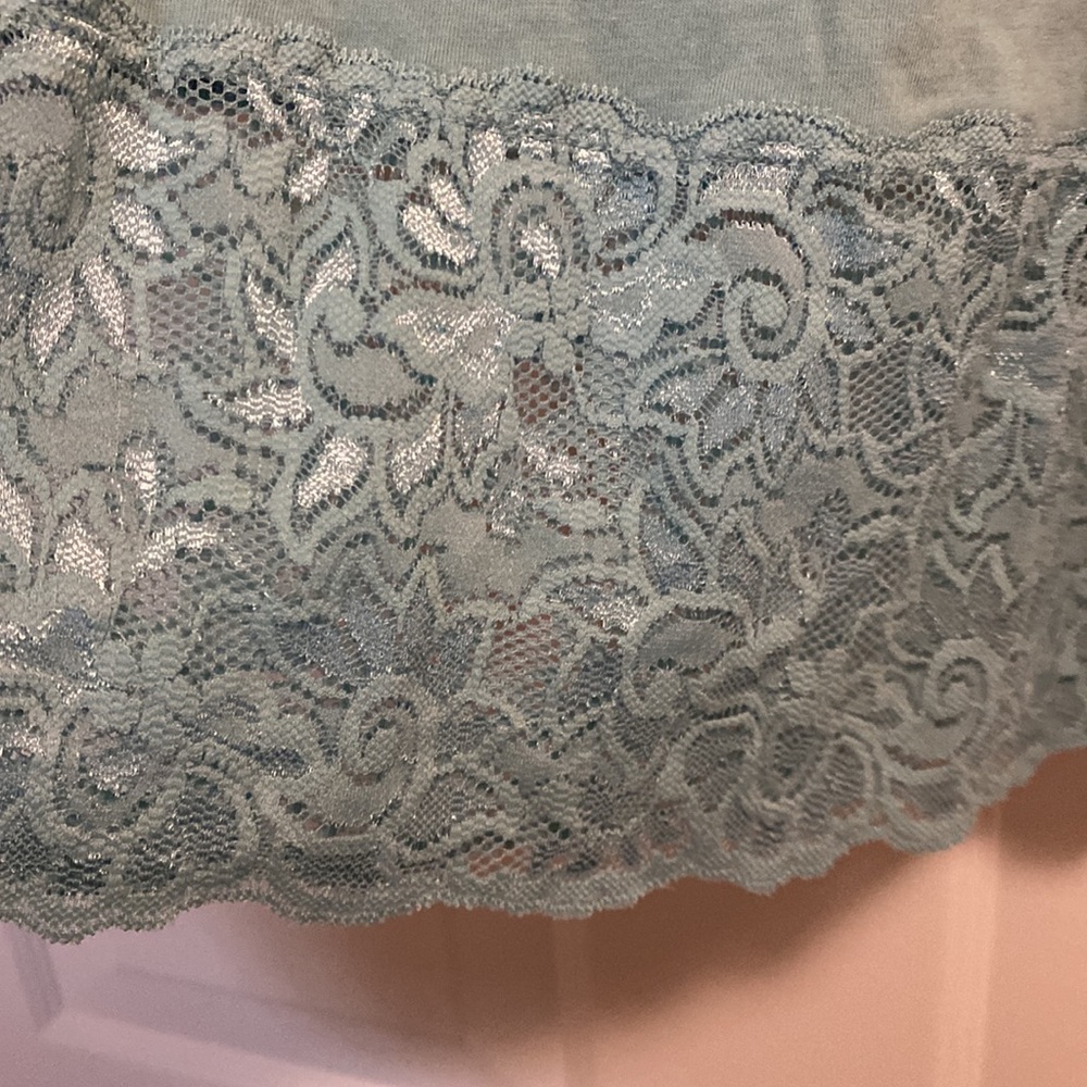 LOFT Cardigan and Cami Set - Aqua and Olive Floral - Picture 4 of 13